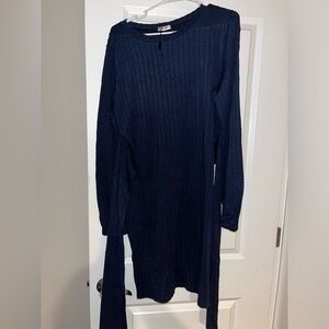 Blue Wrap Dress, Size: L